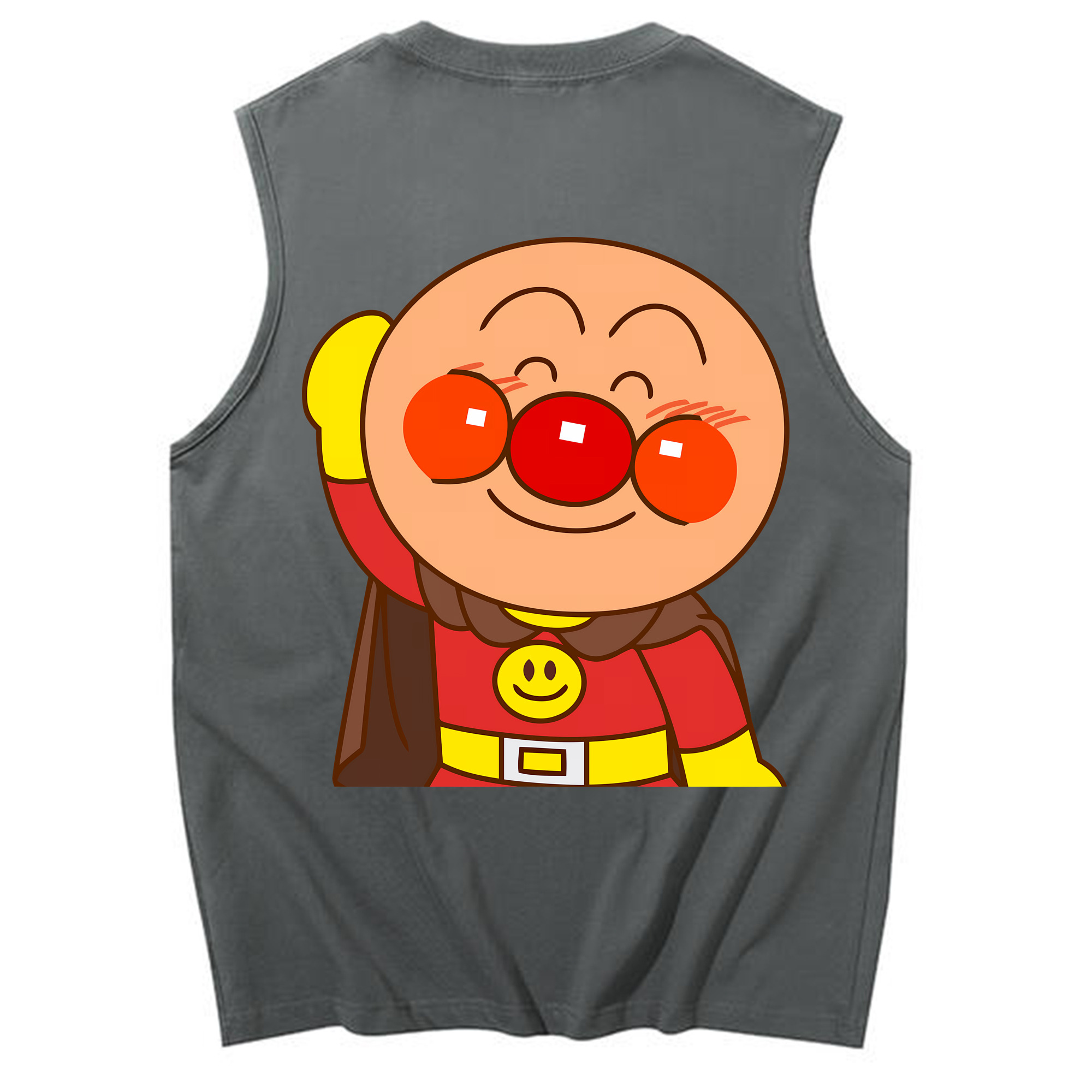 （画像用） アンパンマン Anpanman コットン100％タンクトップ（背面プリント）